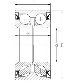 DAC3640042 ball structute wheel bearing